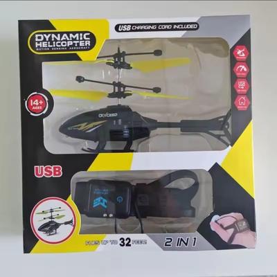 Electric RC Helicopter with Induction Watch for Kids 1-10