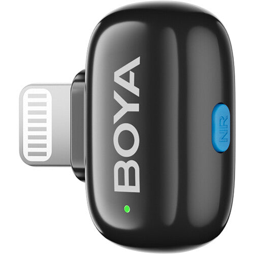 BOYA mini 2-03 2-Person AI Noise Cancellation Wireless Microphone System For I Phone IOS ( Lightning ) With Charging Case With 3 Year Warranty