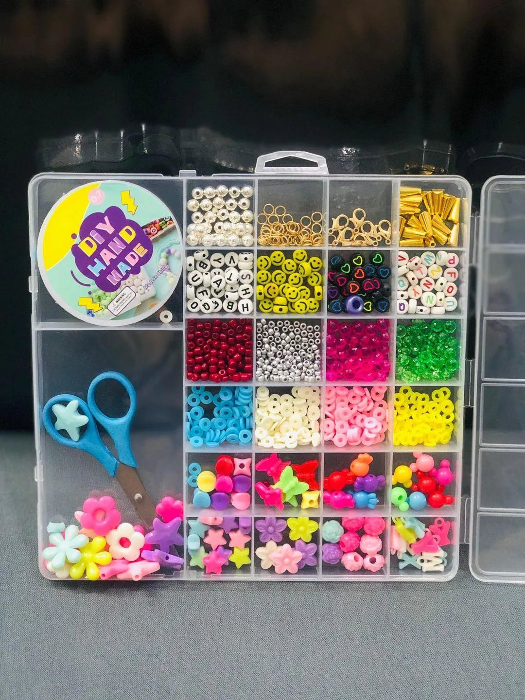 Jewelry Beads Crystal Tag Set for Kids Craft