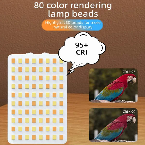 Mamen CL-V12A LED Selfie Light Portable Clip for Phone and Camera Fill Light