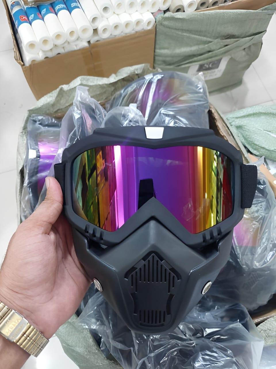 Off-road Goggle Mask Black ABS with 2 Colors
