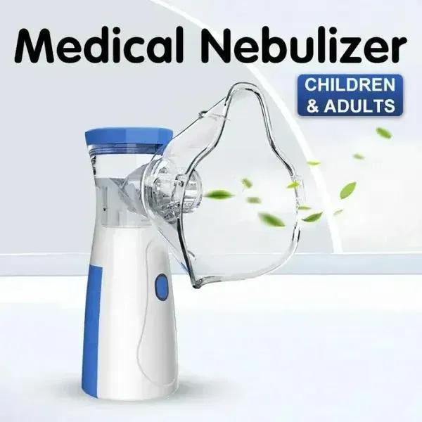 Mini Portable Silent Nebulizer Handheld Inhaler Atomizer: Medical Grade Mesh Technology for Asthma and Respiratory Care