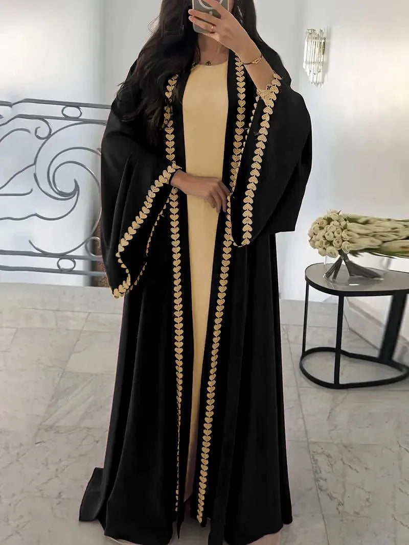 Georgette Embroidered Abaya for Girls