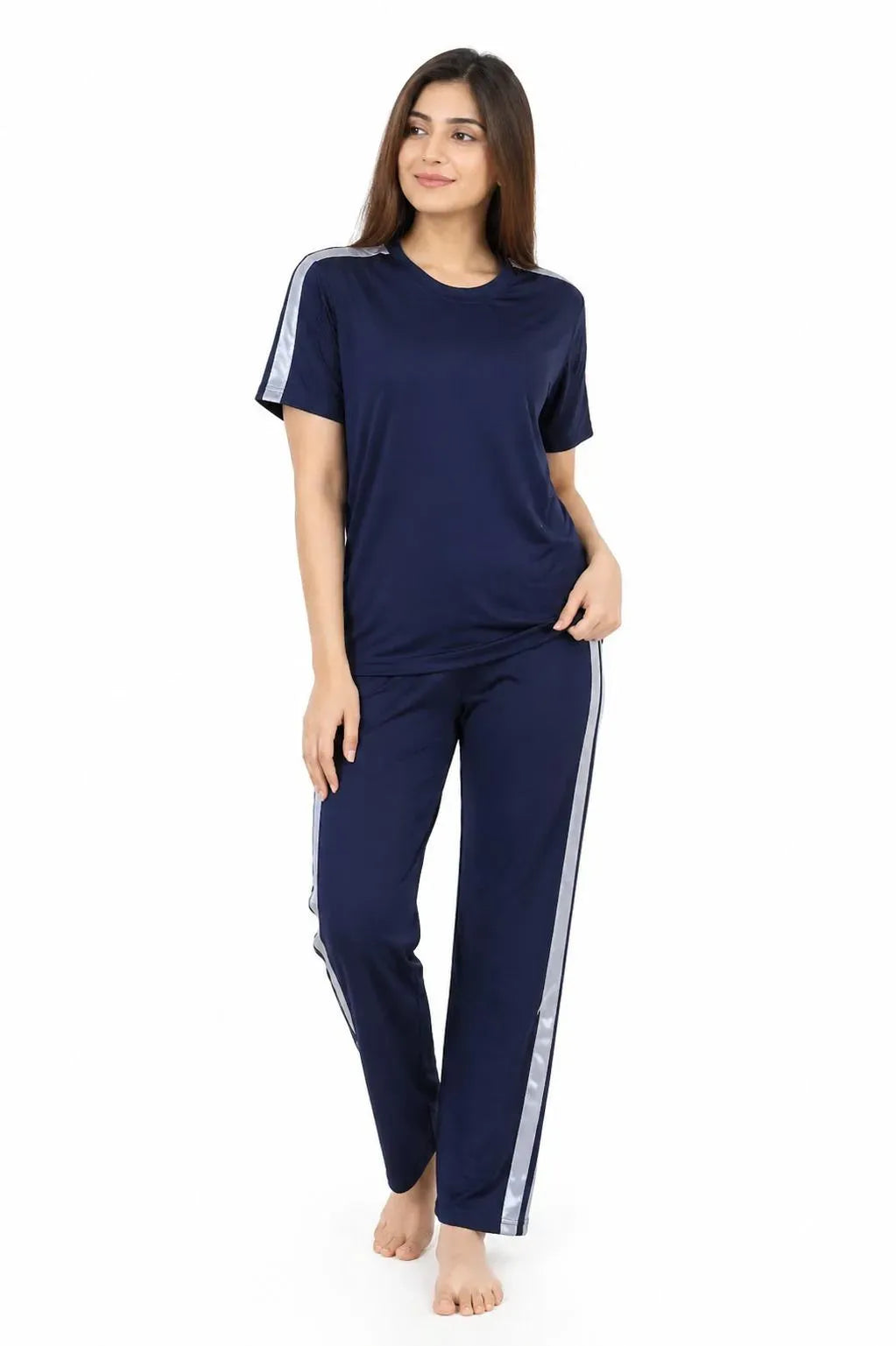DreamyDots Women's Track Suit with Side Stripes