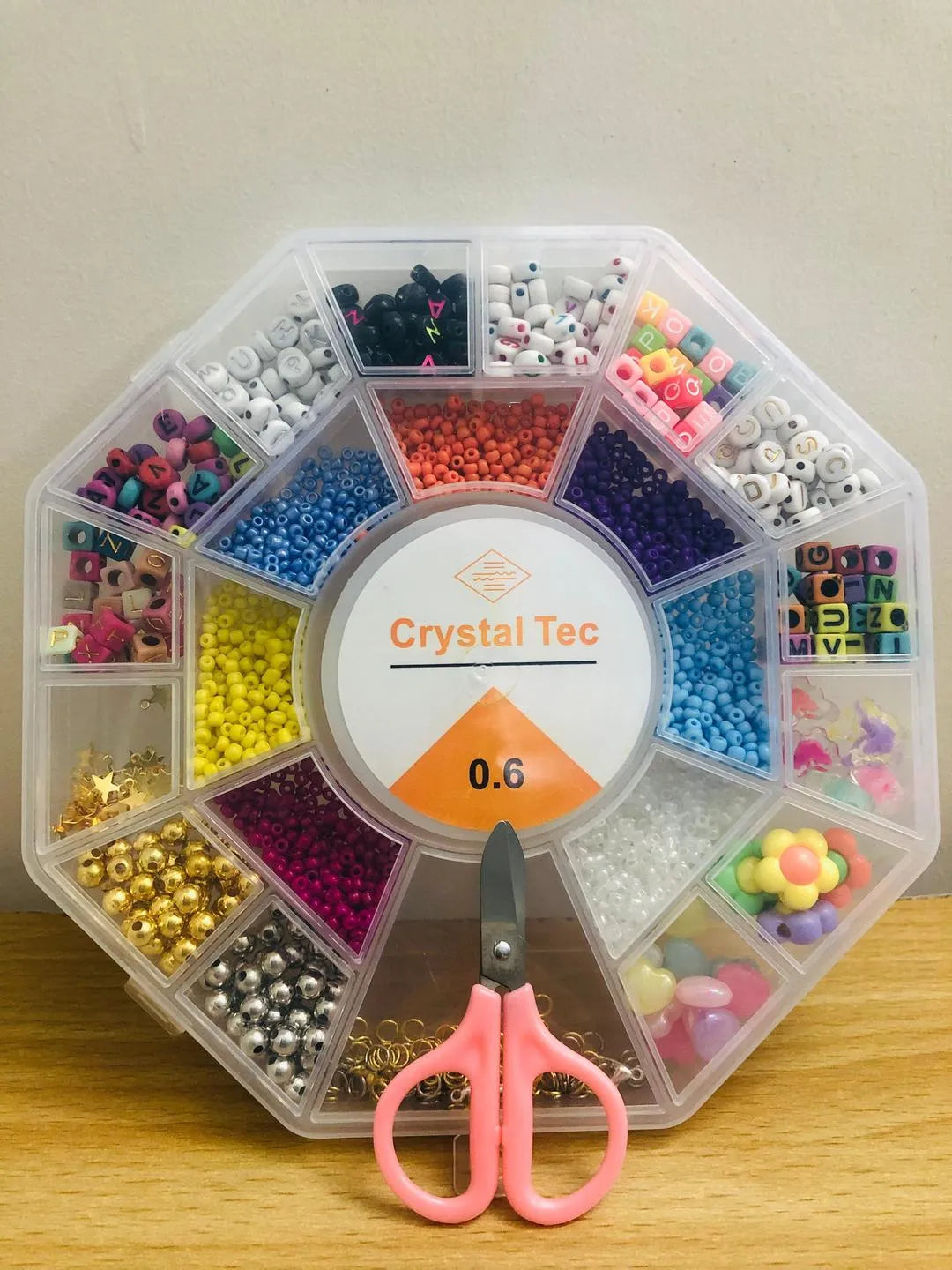 DIY Beads Box with Seed Beads & Alphabets