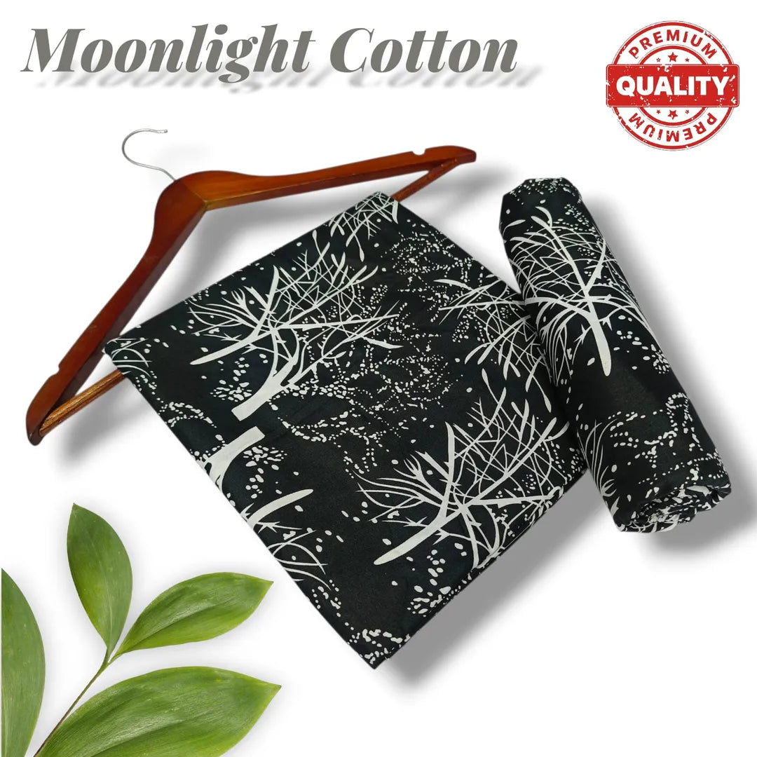 Black Printed 2-Piece Polo Cotton Pajama Set