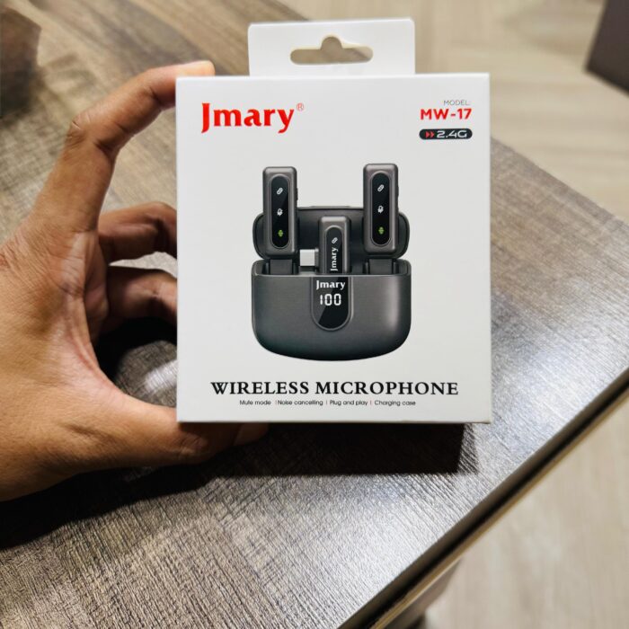 Jmary MW-17 2.4G Wireless Microphone for Mobile (Type-C) with 2 Years Extended Warranty