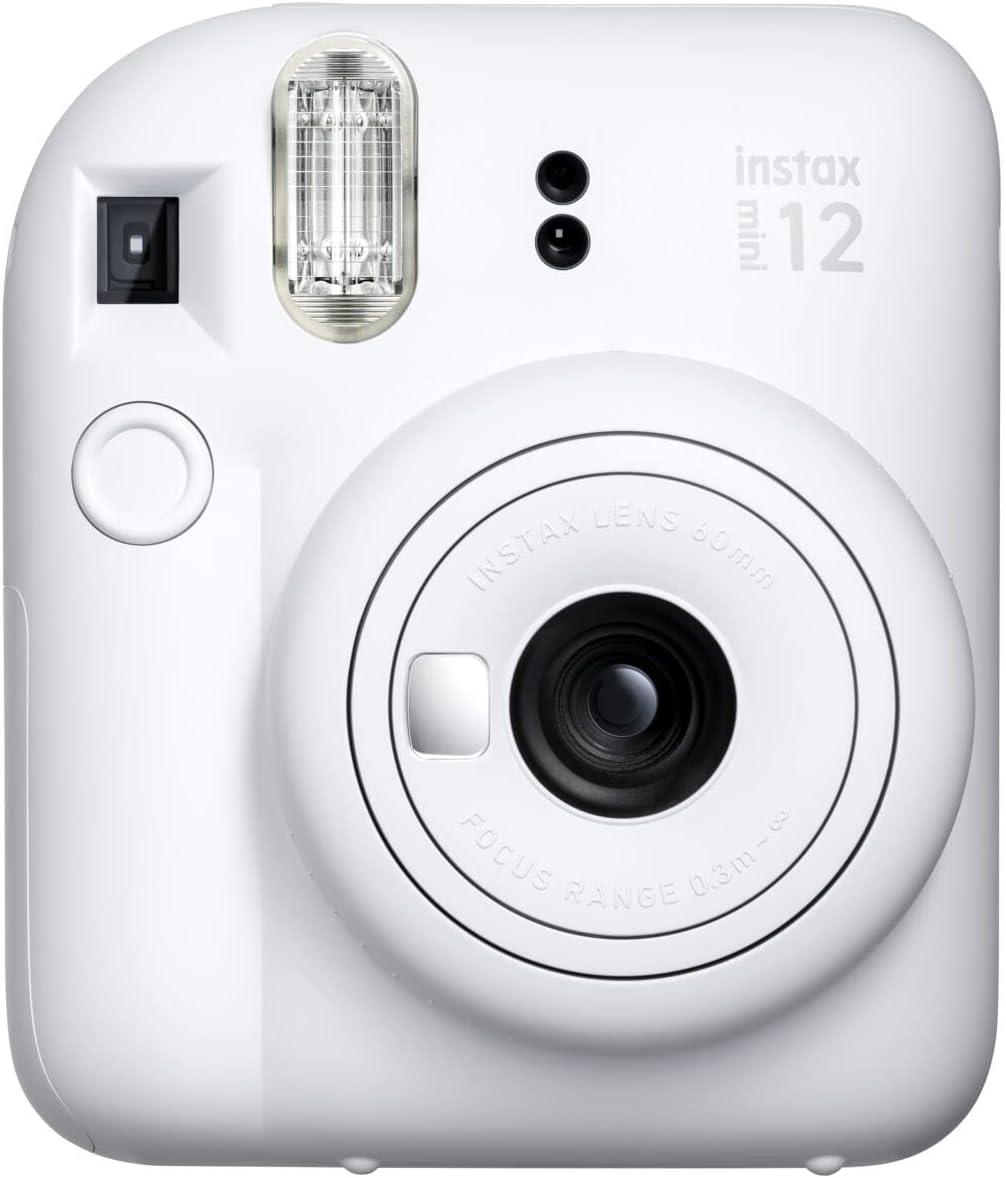 Fujifilm Instax Mini 12 Instant Camera – Clay White