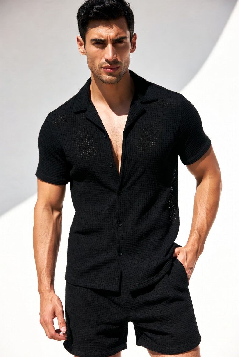 New Trendy Black Tracksuit for Men – Premium Comfortable Sports & Casual Wear Set